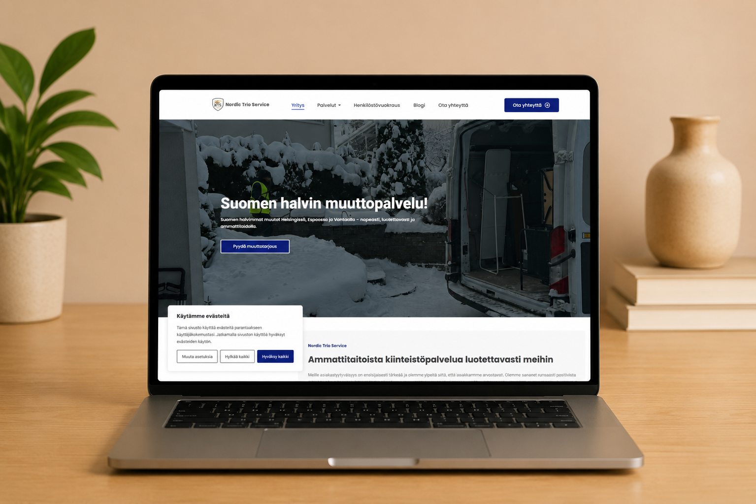 Nordic Trio Service – muuttopalvelu pääkaupunkiseudulla